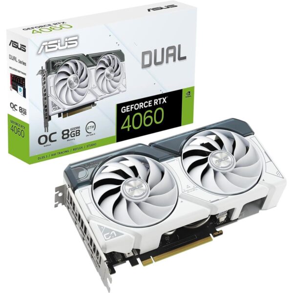 ASUS Dual GeForce RTX™ 4060 White Edition 8GB GDDR6