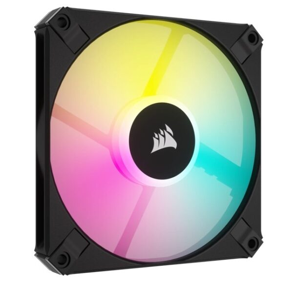 Corsair iCUE AF120 RGB Slim 120mm PWM Fluid Dynamic Bearing Fan BLK CO-9050162