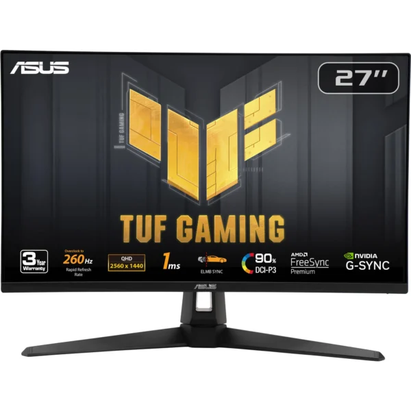 VG27AQM1A (IPS Panel, Res: 2560X1440, 260Hz, 1ms GTG, G-Sync ) 2K