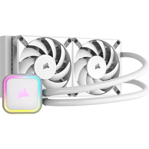 Corsair iCUE H100i RGB Elite Liquid CPU Cooler White CW-9060078-WW