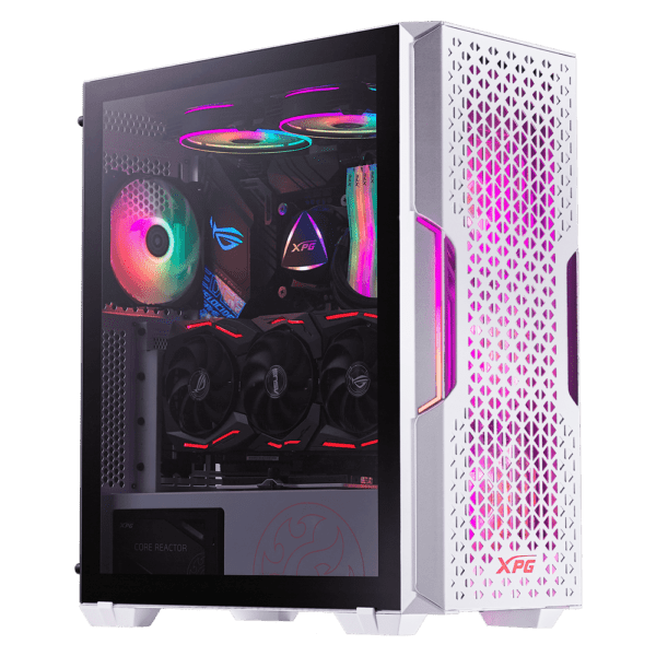 STARKER AIR Mid Tower Gaming Cases (White)
