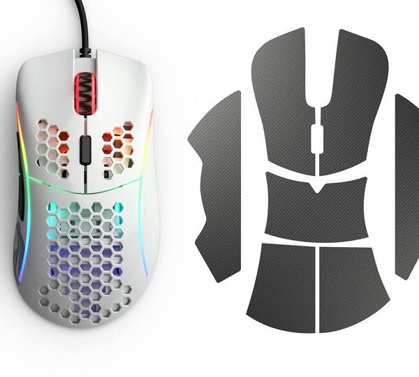 Glorious Model D (Glossy White) Extreme Lightweight Ergonomic Gaming Mouse 69G - GD-GWHITE
