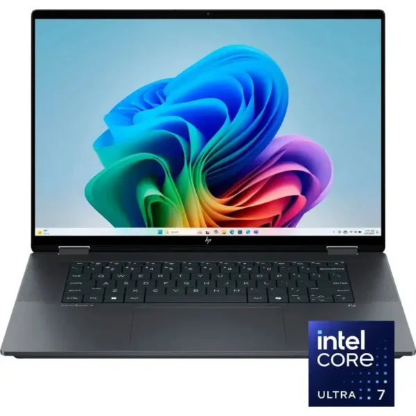 HP Omnibook X Flip NGAI | 16-AS0023DX 2K Touch Intel Core Ultra 7 256V, 16GB DDR5, 1TB SSD, Intel Arc 140V 8GB Graphics, 16" WUXGA IPS Touch Screen, Windows 11 Home, Eclipse Gray