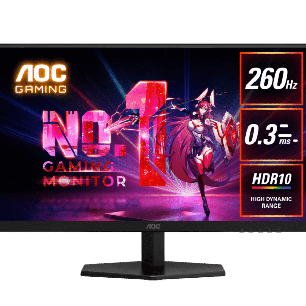 AOC Q27G42ZE 27" Gaming Monitor | 2K (2560×1440)  260Hz  QHD  Fast IPS  0.3ms  HDR10  AdaptiveSync