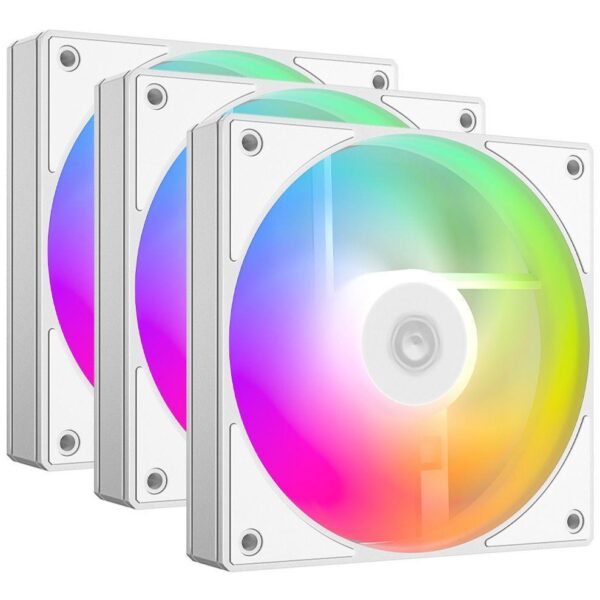 ID-COOLING AS-120-ARGB | TRIO 120mm Case Fan White