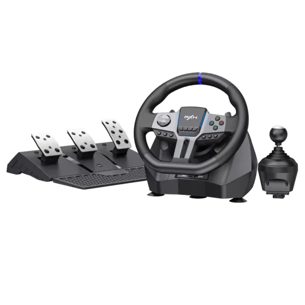PXN V9 Gen2 |  Gaming Steering Wheel with Pedals and 6+1 H-pattern Shifter