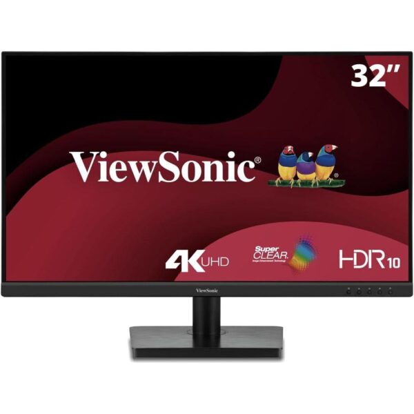 ViewSonic VA3208-4K-MHD |  32 Inch 4K  HDR10  UHD(3840x 2160)  Eye ProTech  SuperClear VA Panel  Built-in Speakers