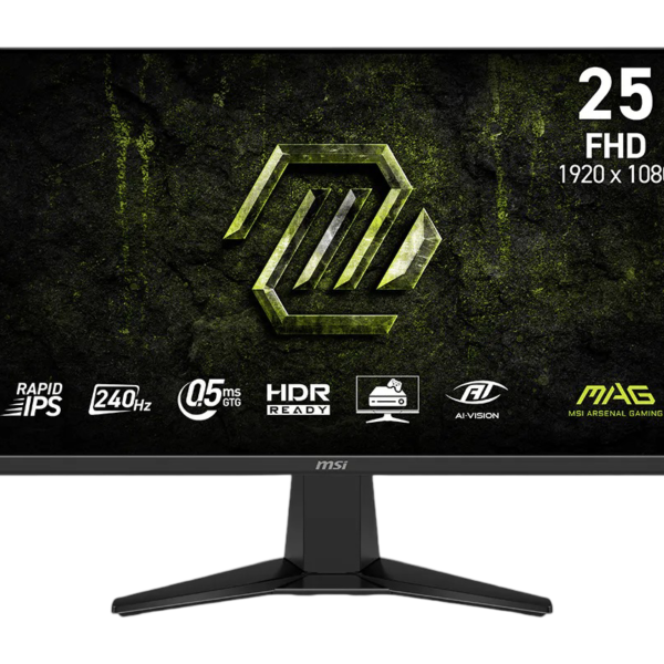 MSI MAG 255F X24 |  25”  FHD(1920x1080)  240Hz  0.5ms  Rapid IPS  Gaming Monitor